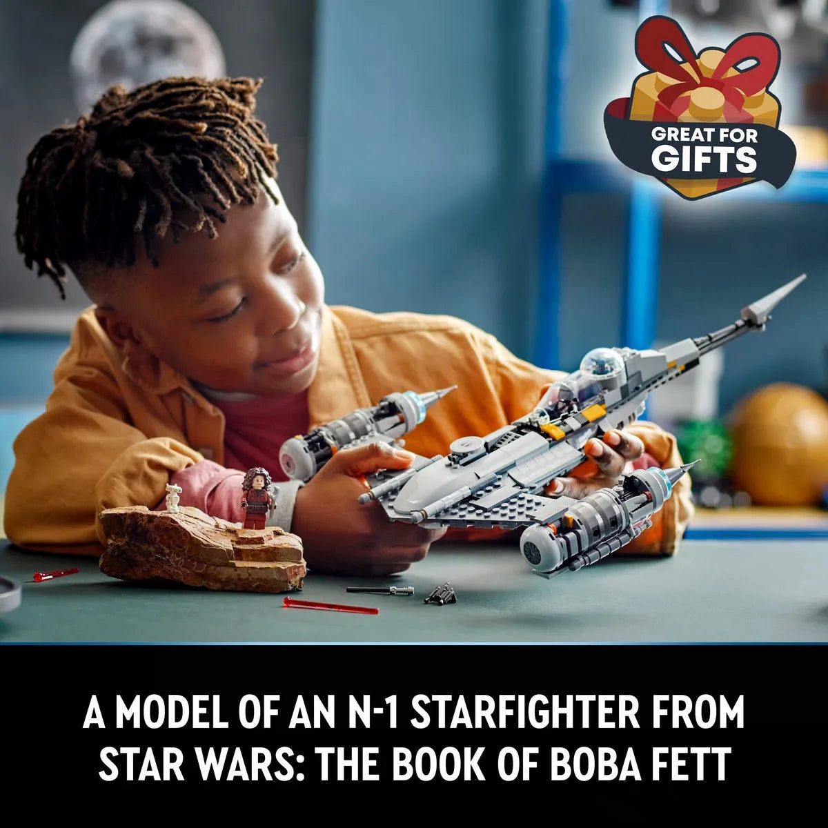 LEGO Star Wars The Mandalorian's N-1 Starfighter Building Toy