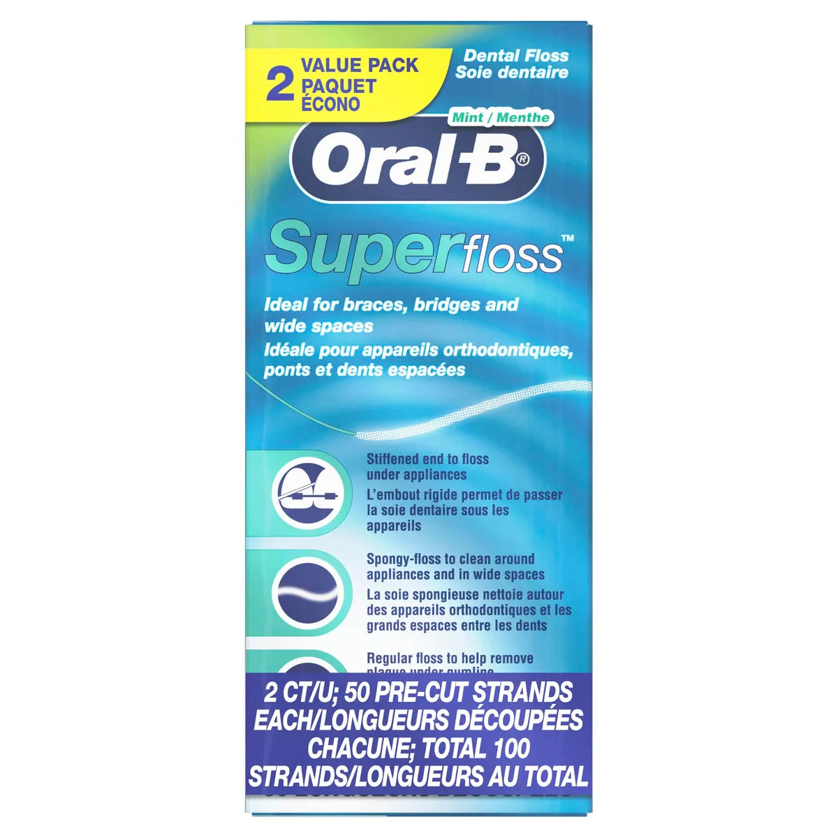 Oral-B Super Floss Pre-Cut Strands