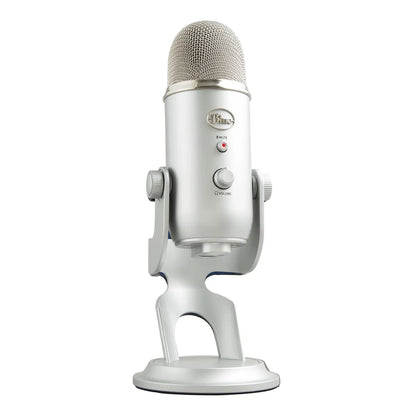 Logitech G Blue Yeti USB Microphone for Recording - Silver