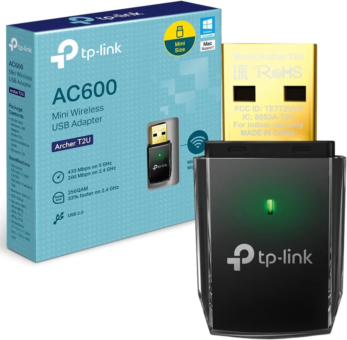 TP-Link Archer T2U AC600 WiFi Dongle