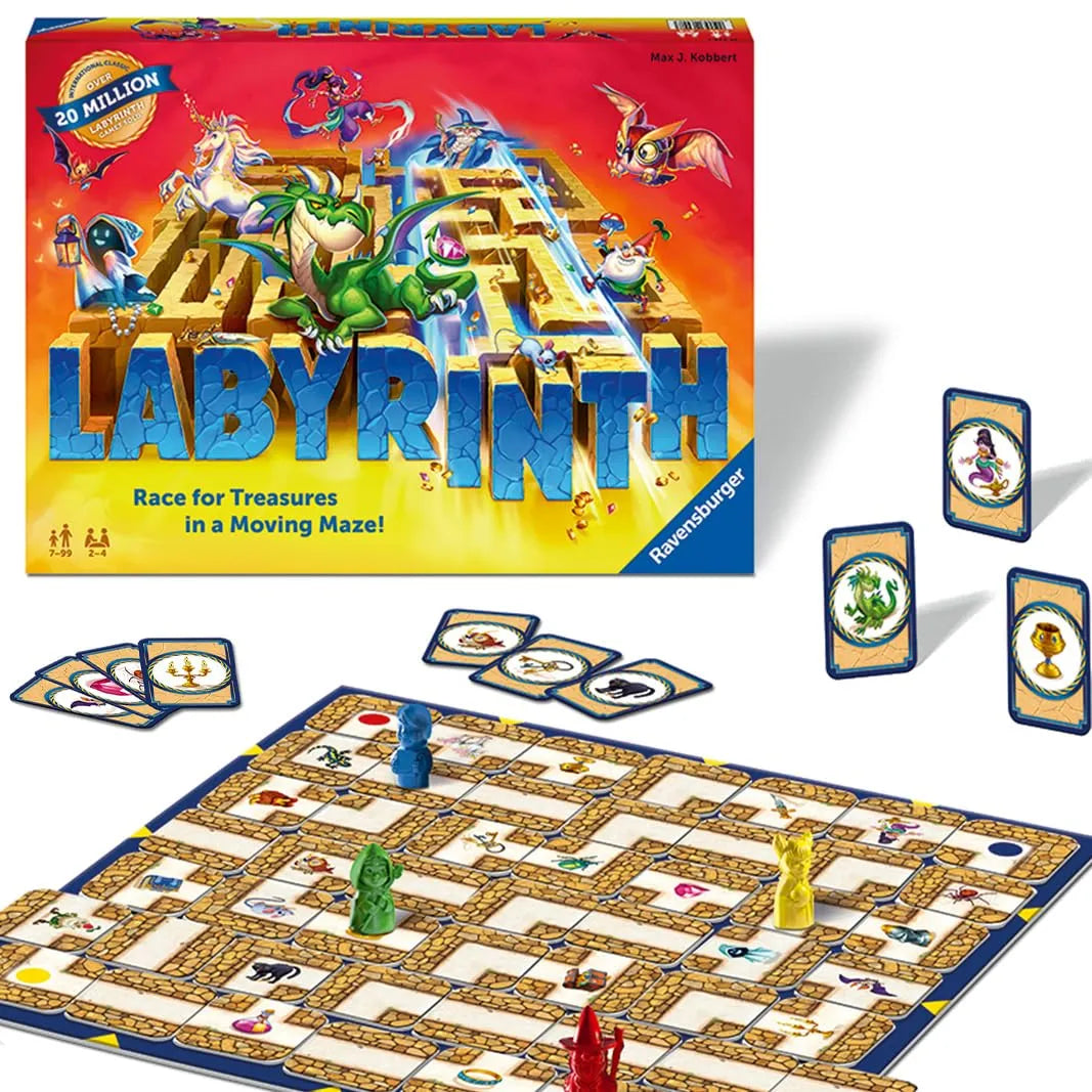 Ravensburger Labyrinth Moving Maze Family Board Game for Kids
