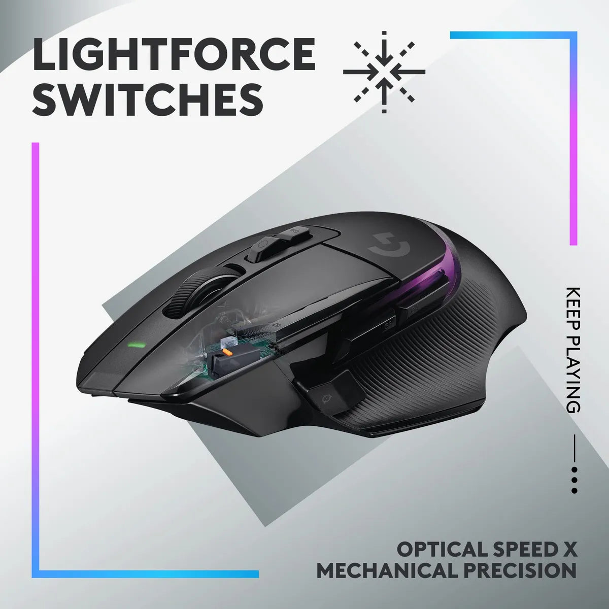 Logitech G G502 X PLUS Lightspeed Wireless RGB Gaming mouse