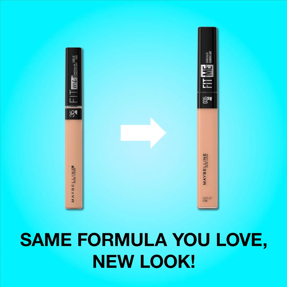 Maybelline Concealer, Fit Me! Full Coverage Concealer for Face, Oil