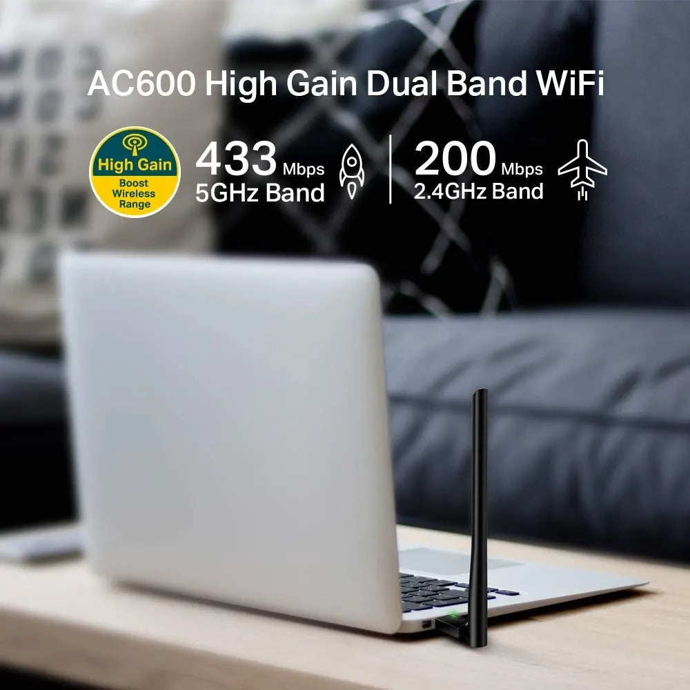 TP-Link Archer T3U Plus AC1300 USB WiFi Adapter for PC