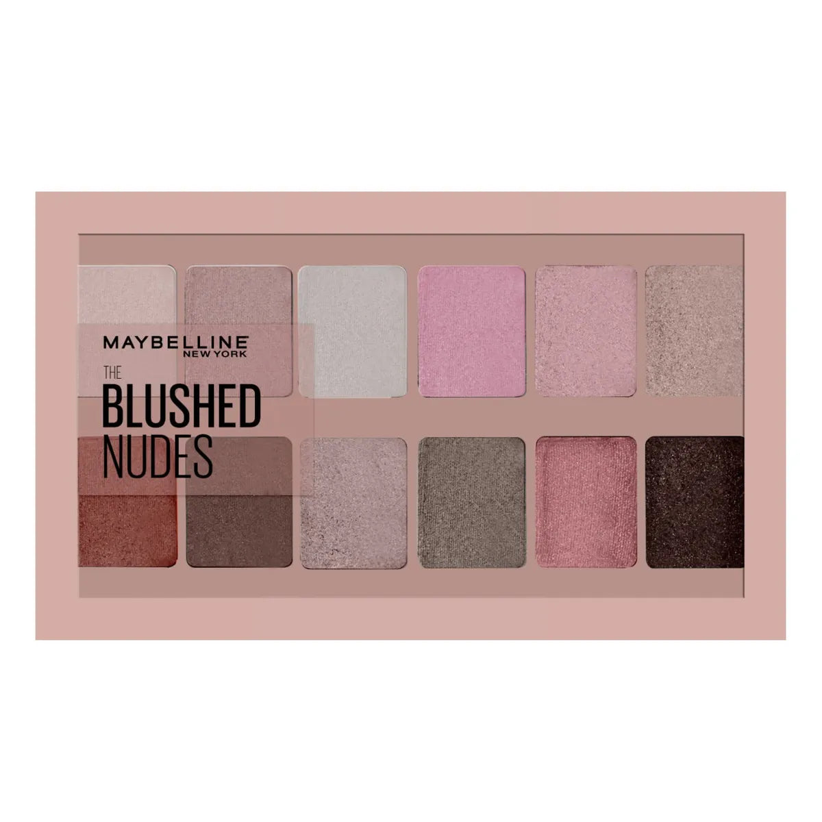 Maybelline Eyeshadow Palette Blushed Nudes 12 Complementary Shades