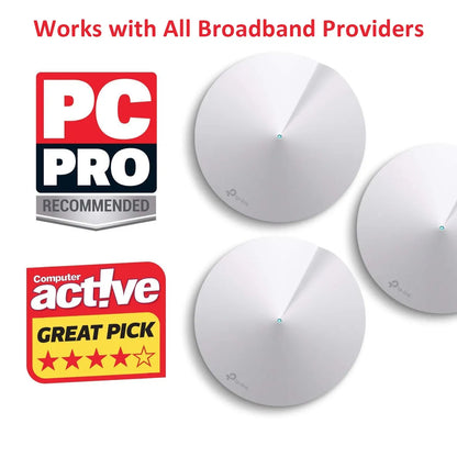 TP-Link Deco M5 (3-pack) AC1300Mbps Whole Home Mesh WiFi System