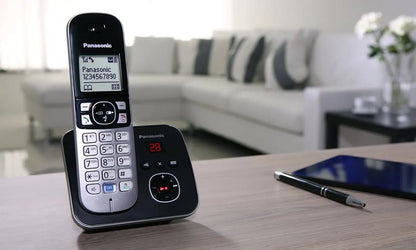 Panasonic KX-TG6822EB Twin DECT Cordless Telephone Set
