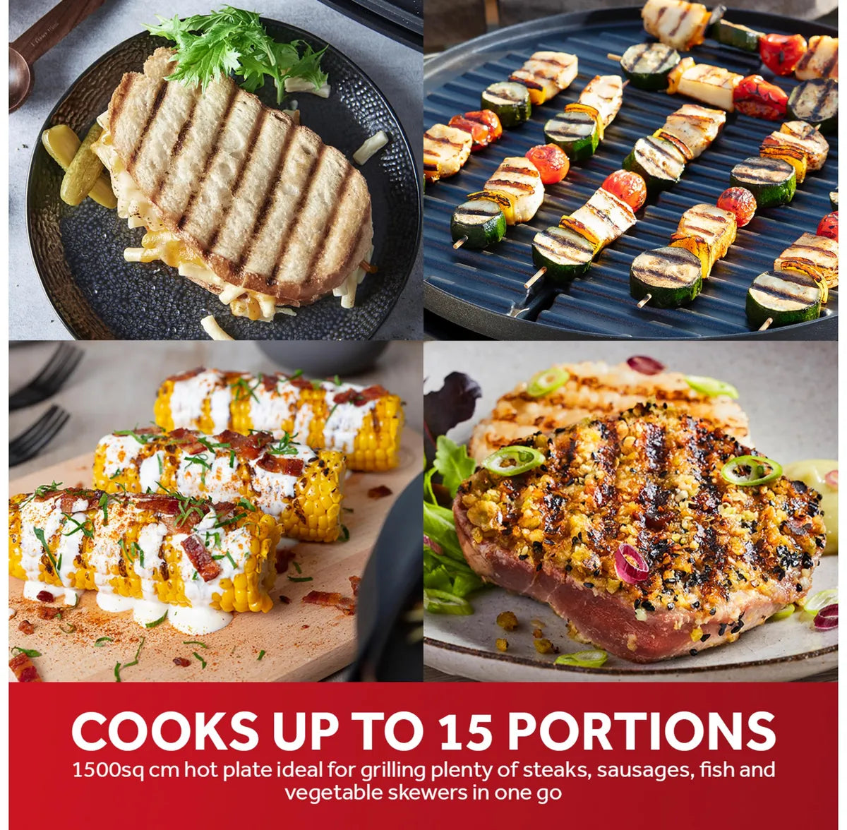 George Foreman Indoor Outdoor BBQ Electric Grill