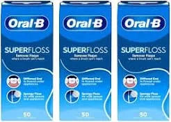 Oral-B 50 Pieces Pre-Cut Super Floss
