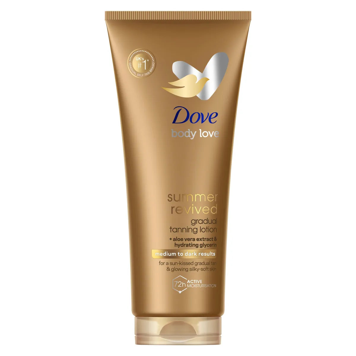 Dove Summer Revived Medium to Dark Gradual Tanning Lotion - Gold