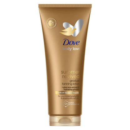 Dove Summer Revived Medium to Dark Gradual Tanning Lotion - Gold