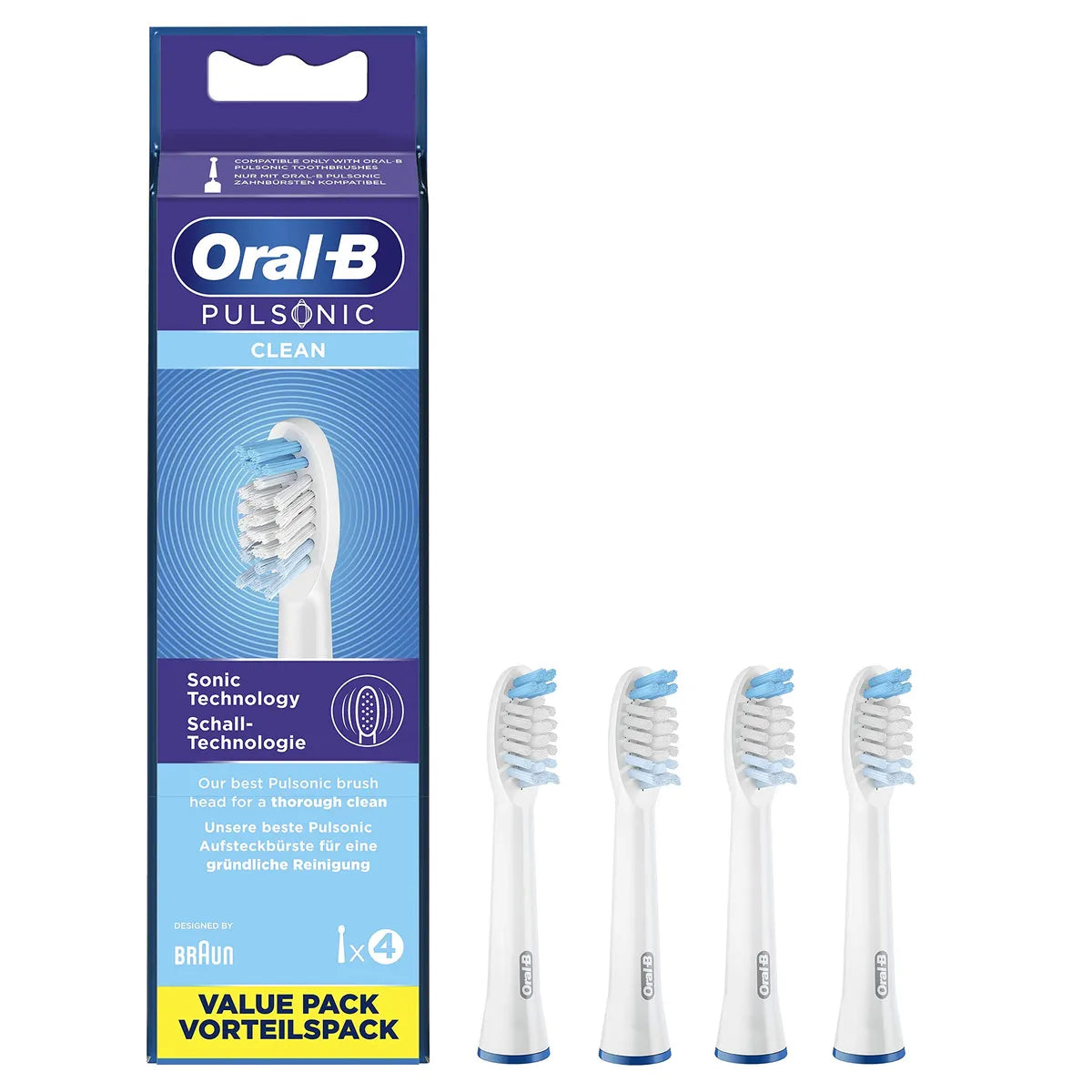 Oral-B Pulsonic Clean Toothbrush Heads for Sonic Toothbrushes