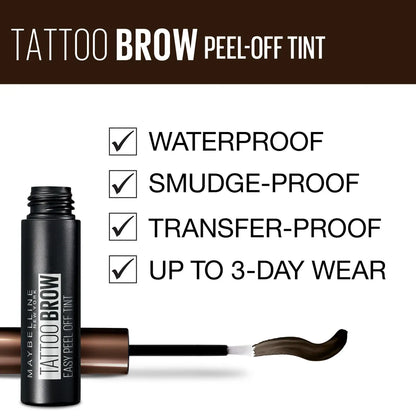 Maybelline New York Tattoo Brow Peel Off Eyebrow Gel Tint